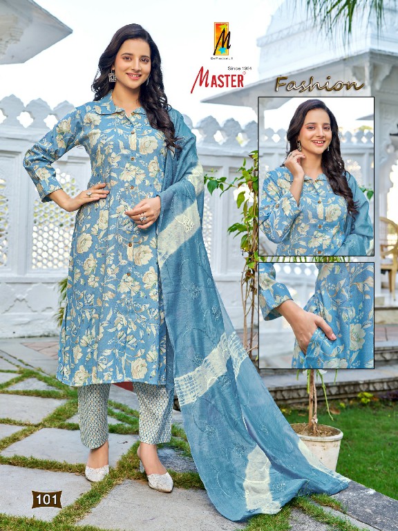 fashion by master tone capsule foil print readymade 3pcs dress