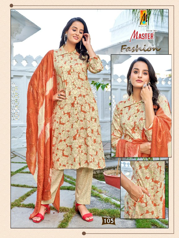 fashion by master tone capsule foil print readymade 3pcs dress