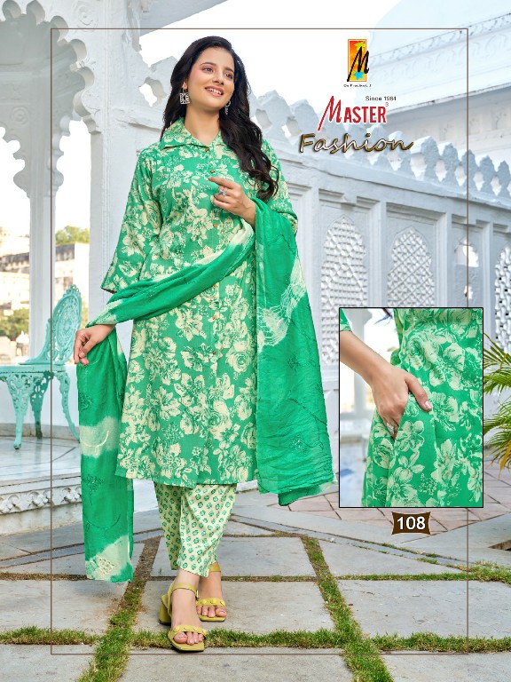 fashion by master tone capsule foil print readymade 3pcs dress