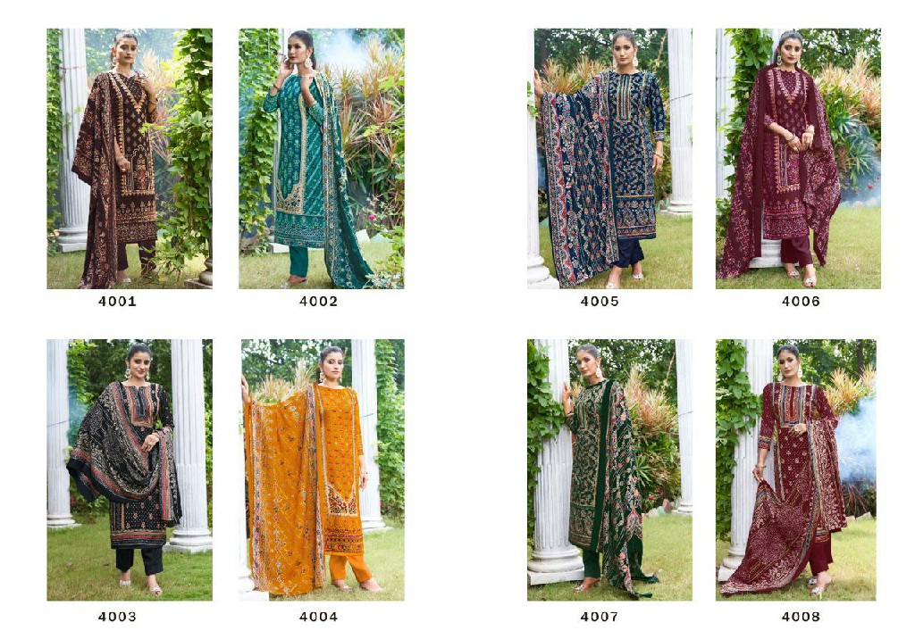 Chaan Taari Farida Wholesale Pure Pashmina Winter Salwar Suits