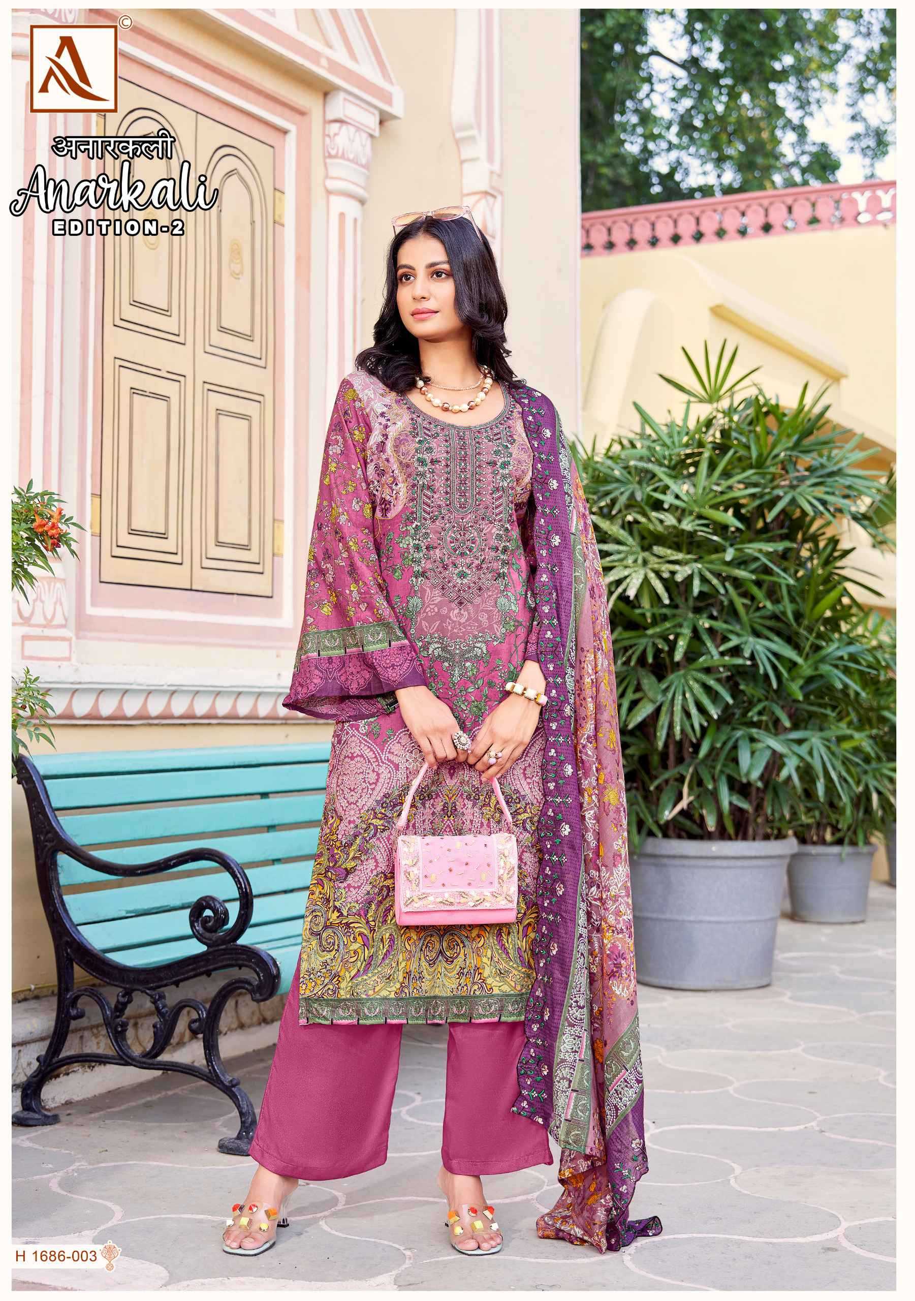 alok suits anarkali vol 2 pakistani print cambric cotton ladies suits