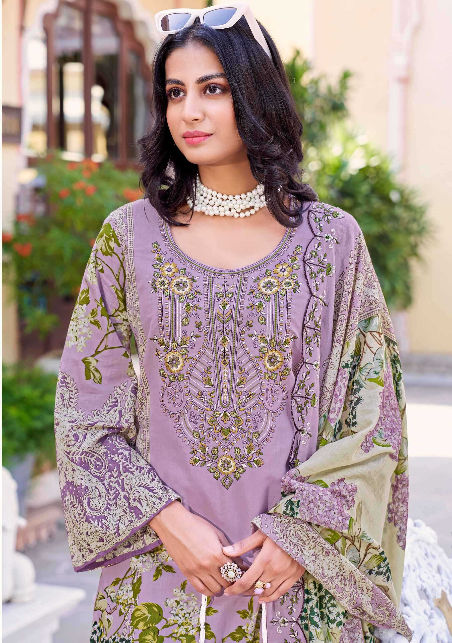 alok suits anarkali vol 2 pakistani print cambric cotton ladies suits