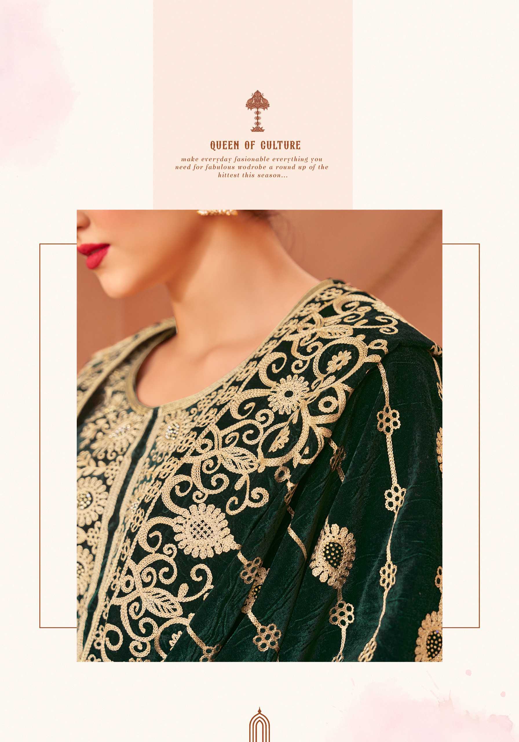 gulistan vol 3 by alok suits winter special velvet designer ladies suits