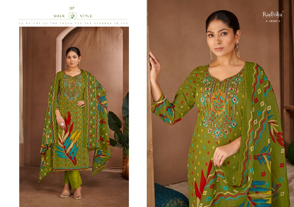 radhika fashion azara adira embroidery lawn print ladies suits