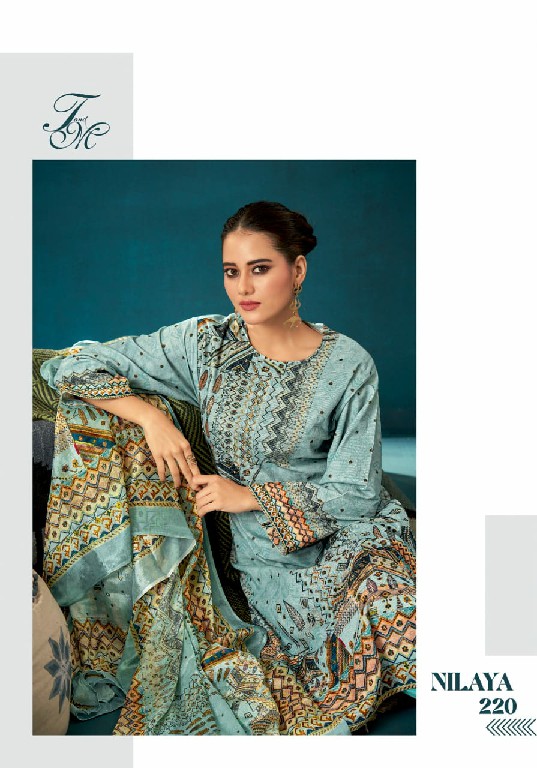 T And M nilaya unique print viscose cordroy trendy suits for ladies