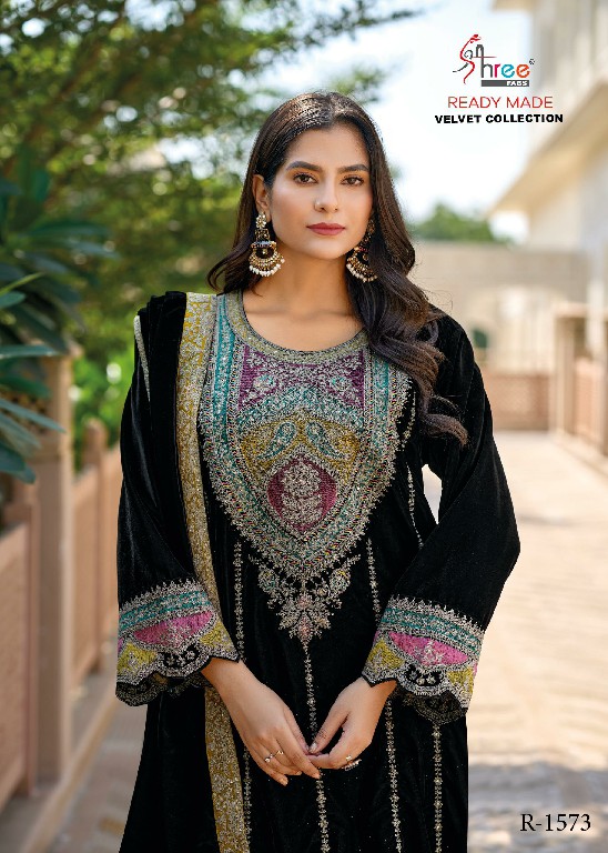 Shree Fabs R-1573 Wholesale 11000 Velvet Readymade Indian Pakistani Suits