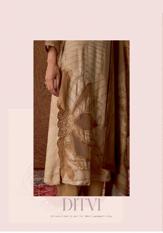 Sahiba Ditvi Wholesale Staple Twill With Embroidery Work Winter Suits