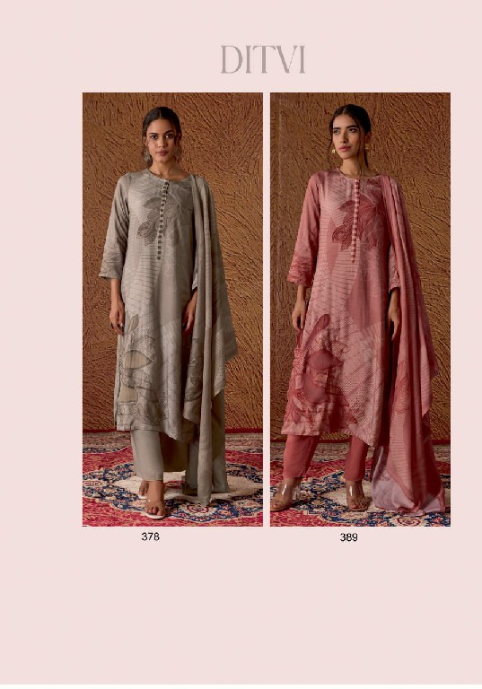 Sahiba Ditvi Wholesale Staple Twill With Embroidery Work Winter Suits
