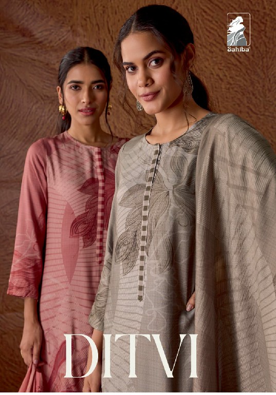 Sahiba Ditvi Wholesale Staple Twill With Embroidery Work Winter Suits