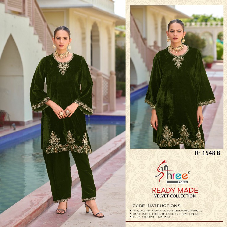 Shree Fabs R-1548 Wholesale Velvet Code Set Collection