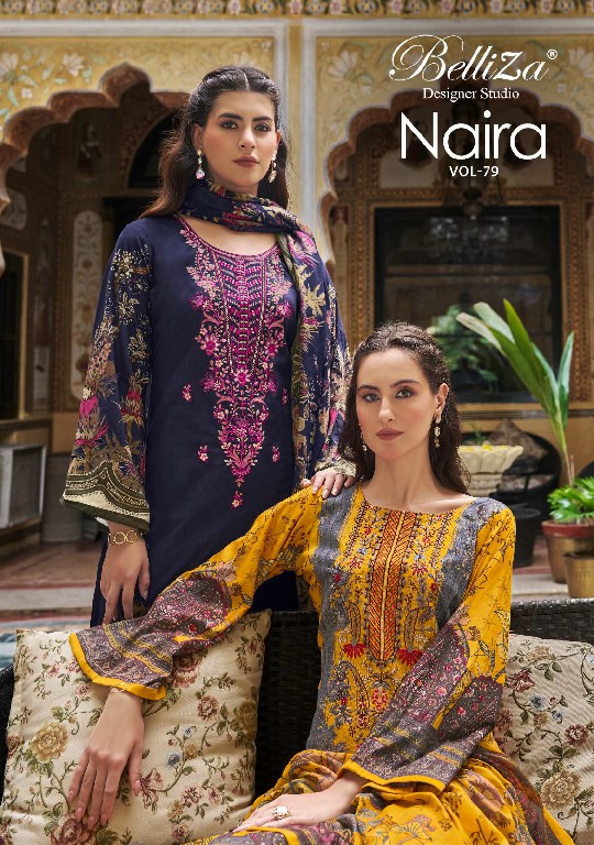 naira vol 79 by belliza designer cotton digital print pakistani suits