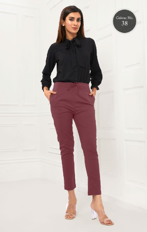 Larqi Stretch Pant Wholesale Cigarette Pant Collection