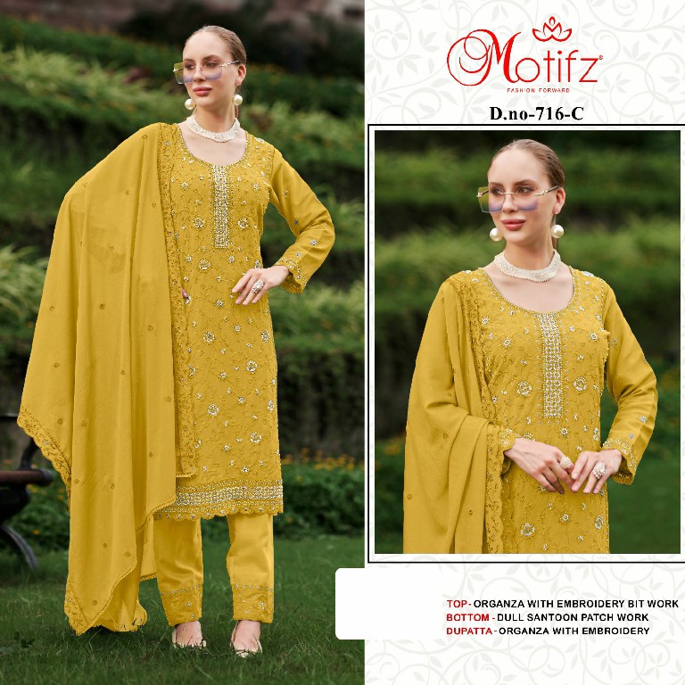 Motifz D.no 716 Wholesale Indian Pakistani Salwar Suits