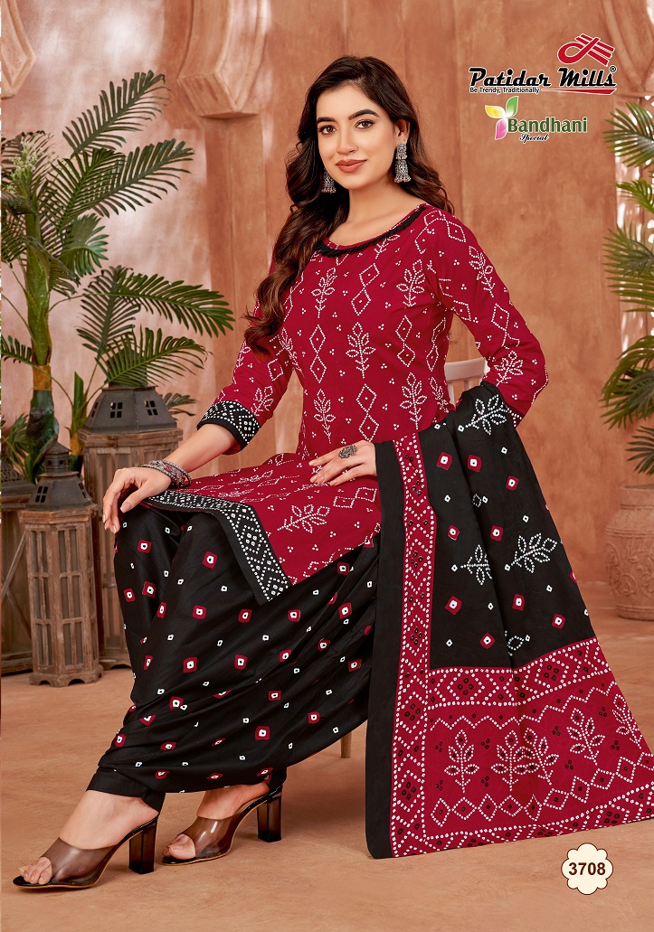 Patidar Bandhani Special Vol-37 Wholesale Pure Cotton Printed Dress Material