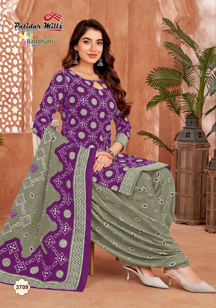Patidar Bandhani Special Vol-37 Wholesale Pure Cotton Printed Dress Material
