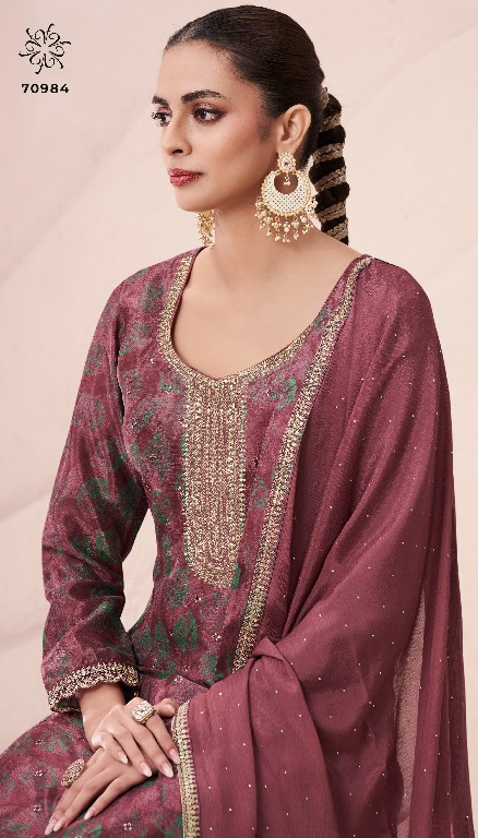 pahal vol 2 by vinay kuleesh embroidery work print chinon ladies suits