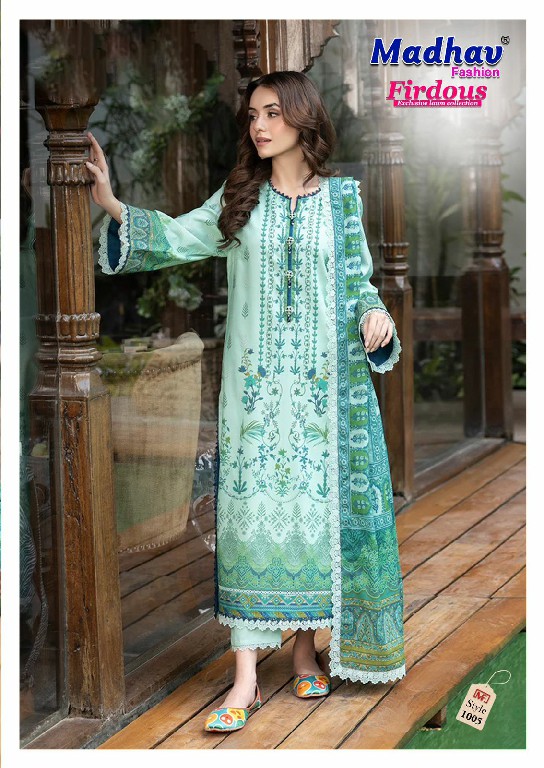 Madhav Firdous Vol-1 Wholesale Pure Designer Cotton Dress Material