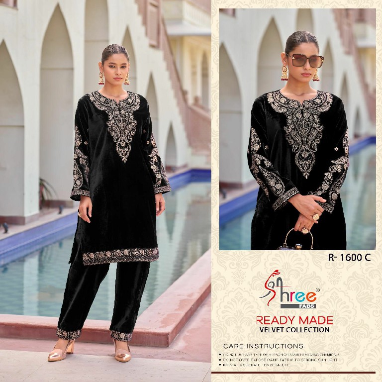 Shree Fabs R-1600 Wholesale Velvet Code Set Collection