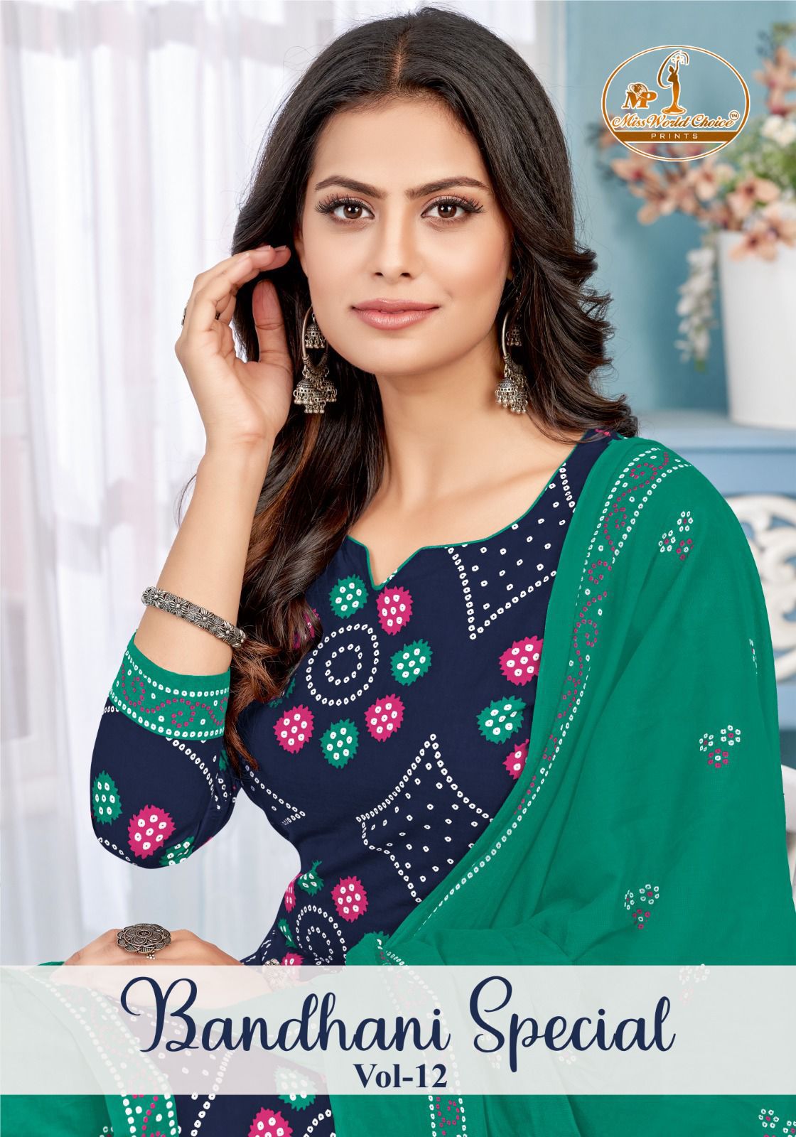 Miss World Bandhani Special Vol-12 Wholesale Cotton Printed Dress Material