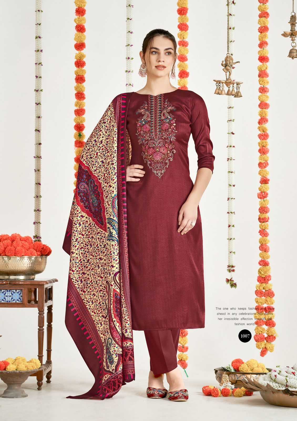 netra by roli moli creation elegance winter special pashmina ladies suits