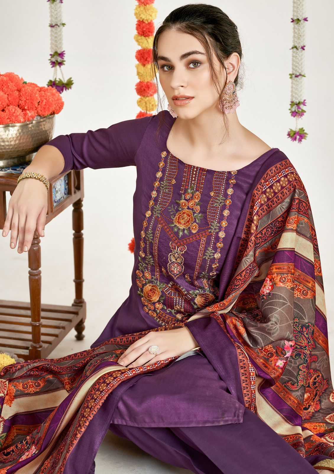 netra by roli moli creation elegance winter special pashmina ladies suits