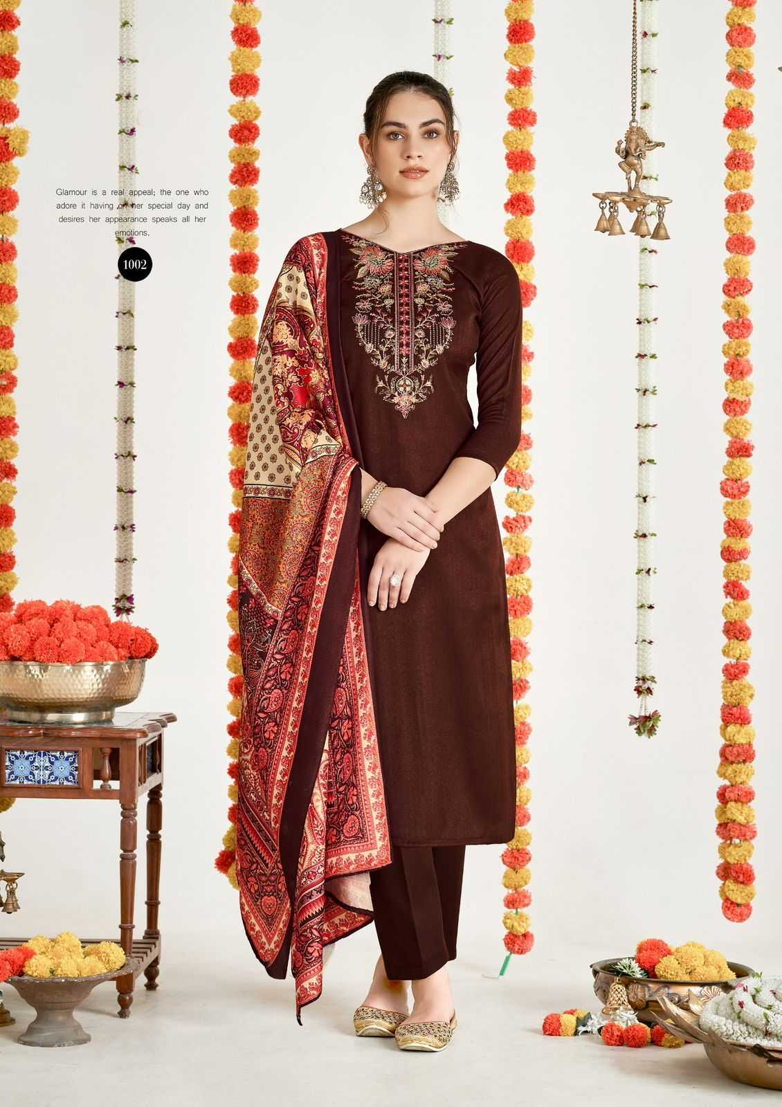 netra by roli moli creation elegance winter special pashmina ladies suits
