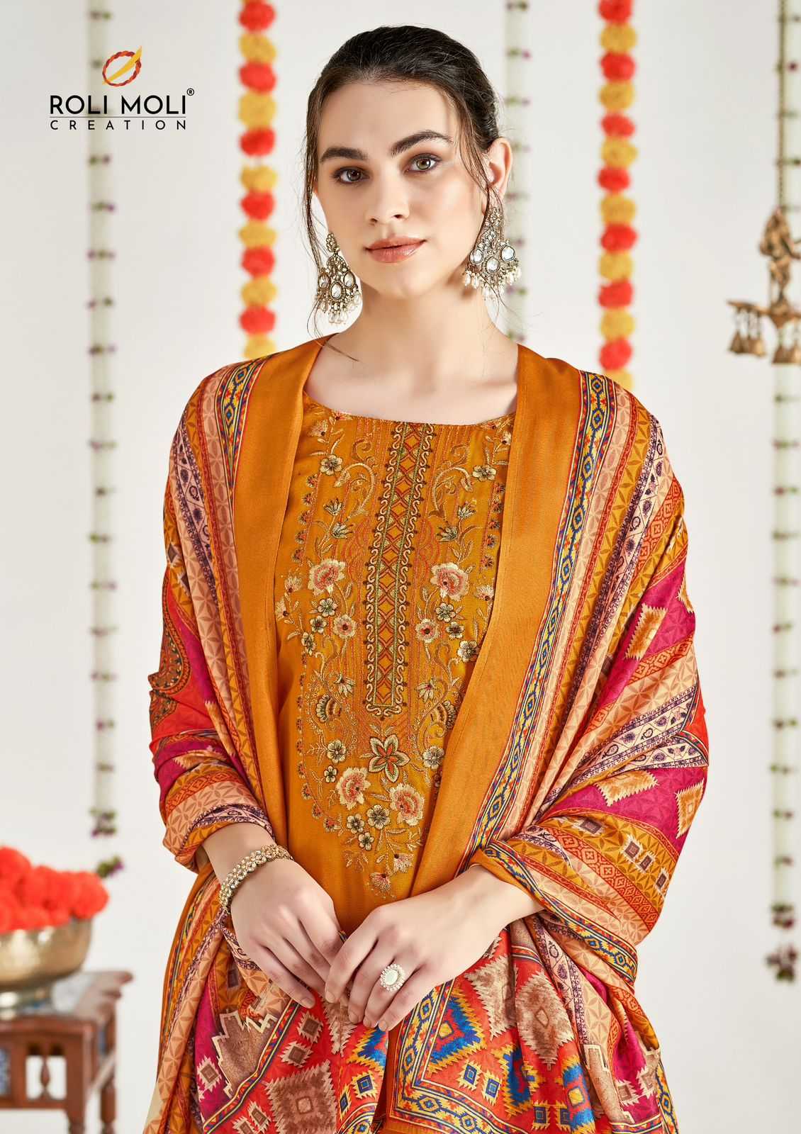 netra by roli moli creation elegance winter special pashmina ladies suits