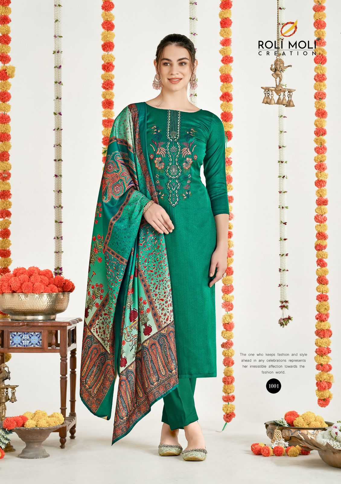 netra by roli moli creation elegance winter special pashmina ladies suits
