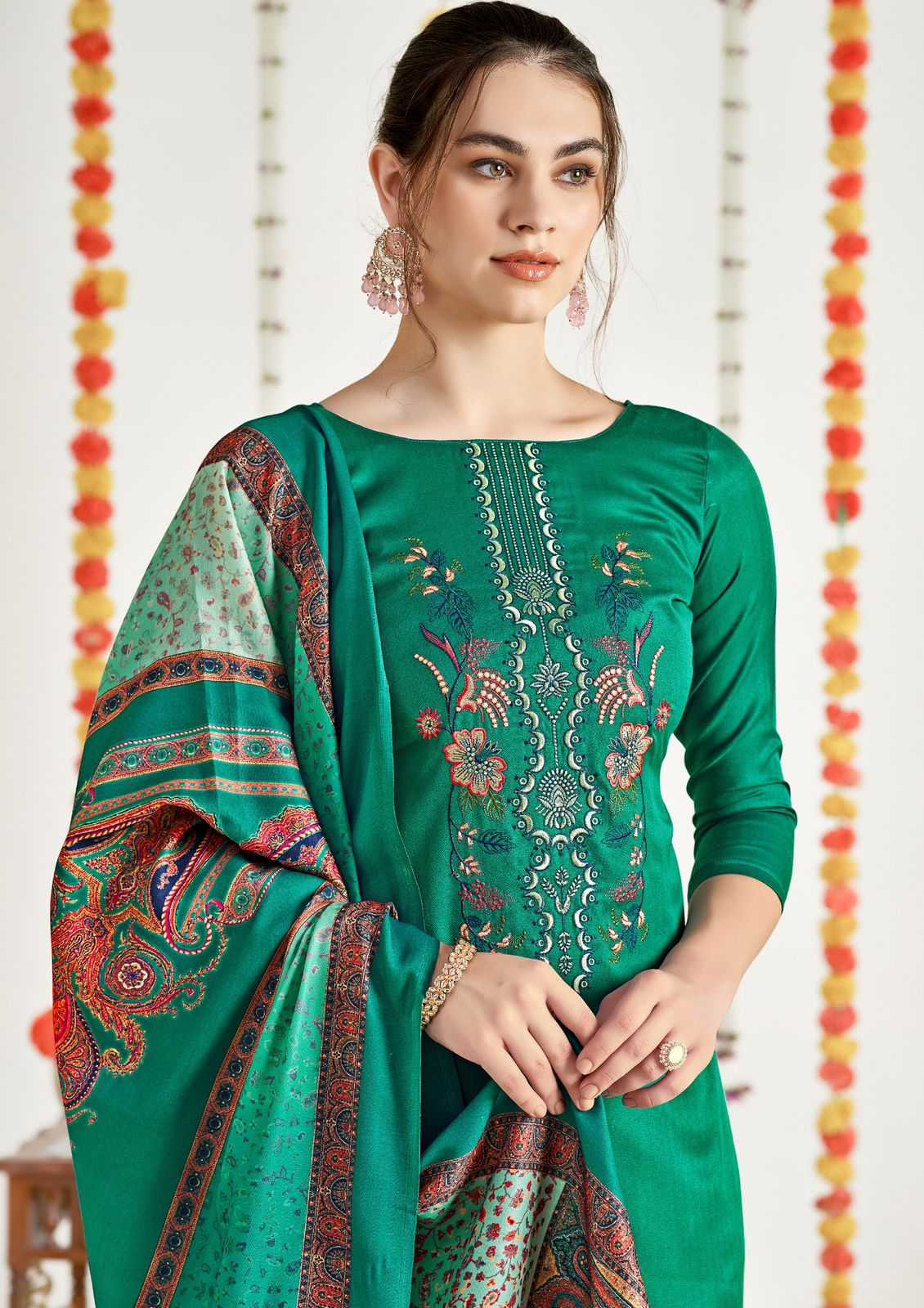 netra by roli moli creation elegance winter special pashmina ladies suits