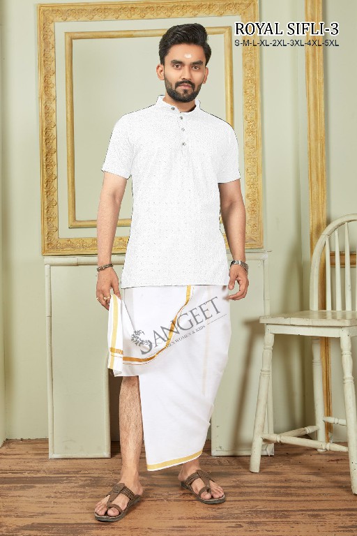 Sangeet royal sifli vol 3 sequence work rayon trendy readymade mens kurta