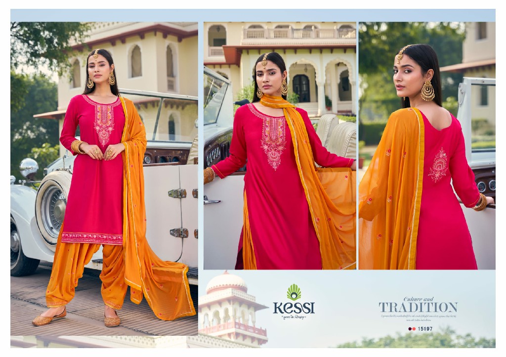 patiala house vol 101 by kessi jam silk cotton patiyala 3pcs dress material