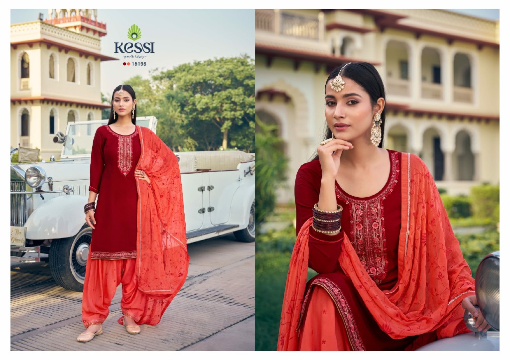 patiala house vol 101 by kessi jam silk cotton patiyala 3pcs dress material