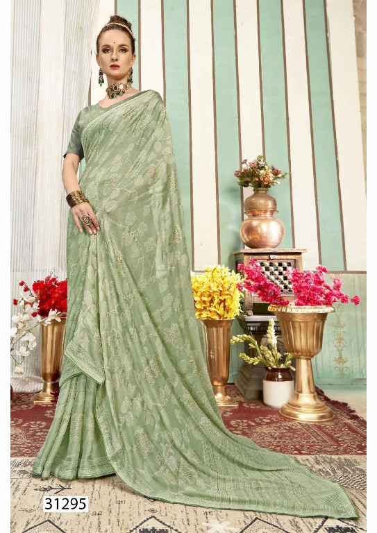 darpita by vallabhi prints unique print georgette saree for women