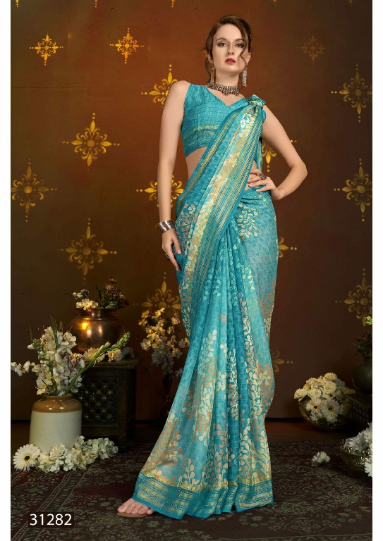 vallabhi prints prakshi casual wear floral print chiffon saree