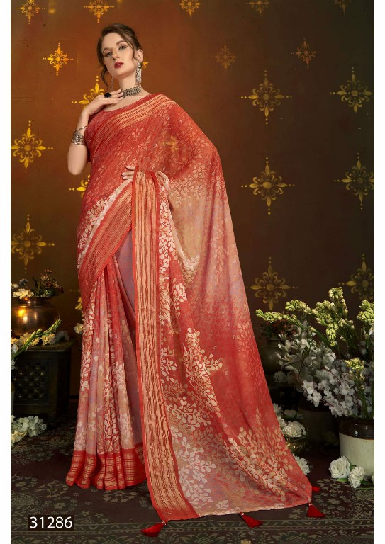 vallabhi prints prakshi casual wear floral print chiffon saree