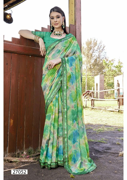 Vallabhi Indrakshi Wholesale Georgette With Swaroski Work Sarees