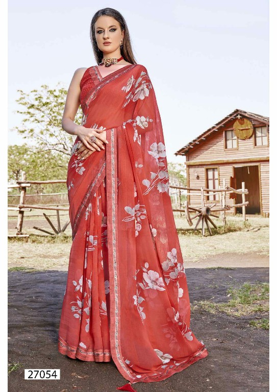 Vallabhi Indrakshi Wholesale Georgette With Swaroski Work Sarees