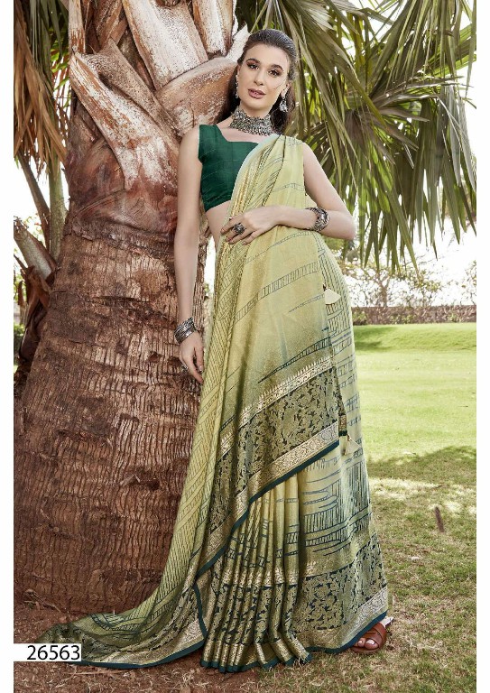 Vallabhi Arunya Wholesale Brasso Print Indian Sarees