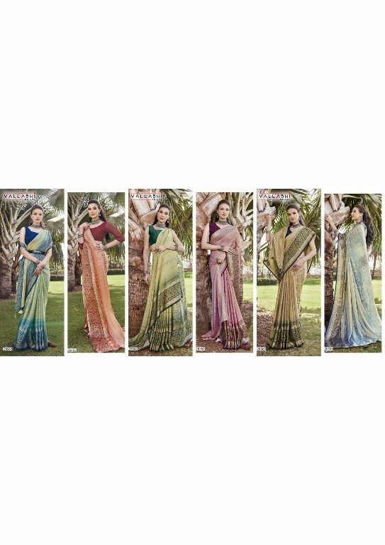 Vallabhi Arunya Wholesale Brasso Print Indian Sarees