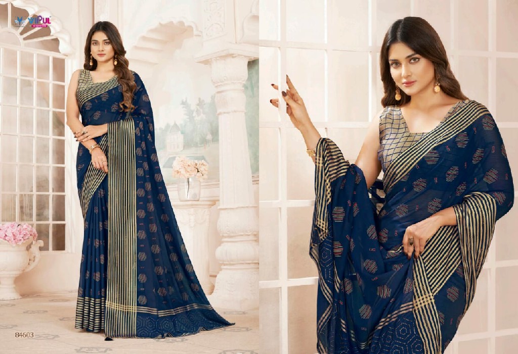 Vipul Kritika Wholesale Chiffon Fabrics Sarees