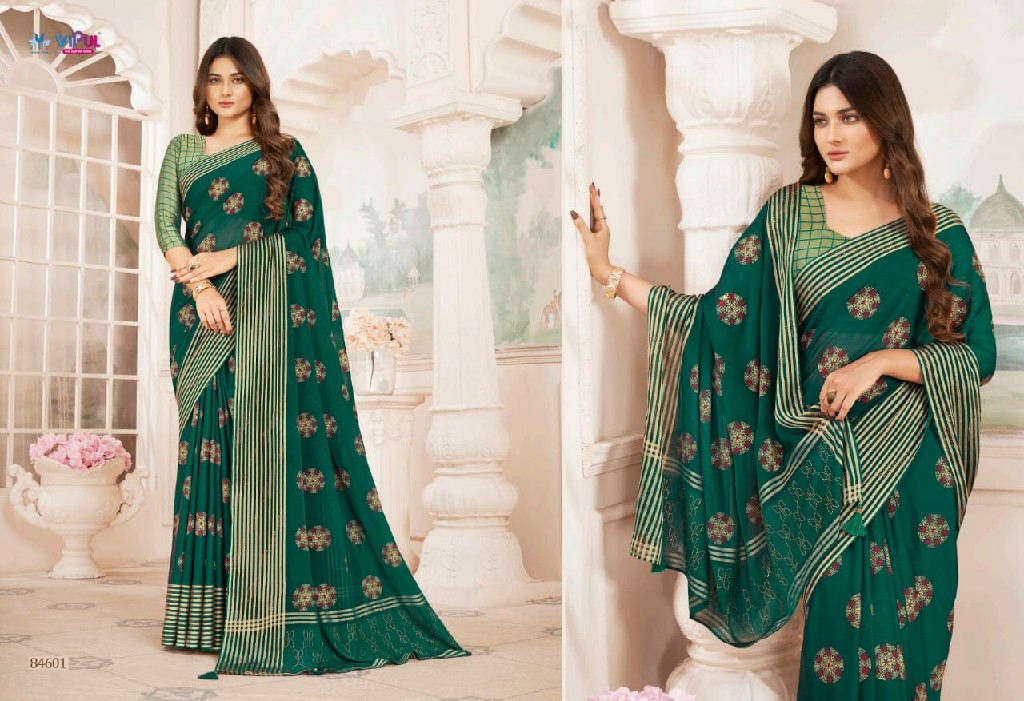 Vipul Kritika Wholesale Chiffon Fabrics Sarees