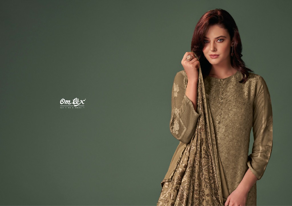 Omtex Celestic Wholesale Pure Pashmina With Hand Work Winter Suits