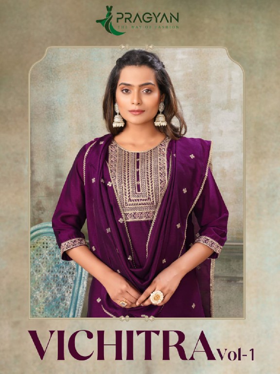 Pragyan Vichitra Vol-1 Wholesale Readymade 3 Piece Concept Suits