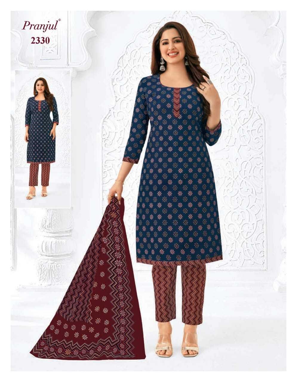 Pranjul Priyanka Vol-23 Wholesale Unstitched Cotton Printed Dress Material