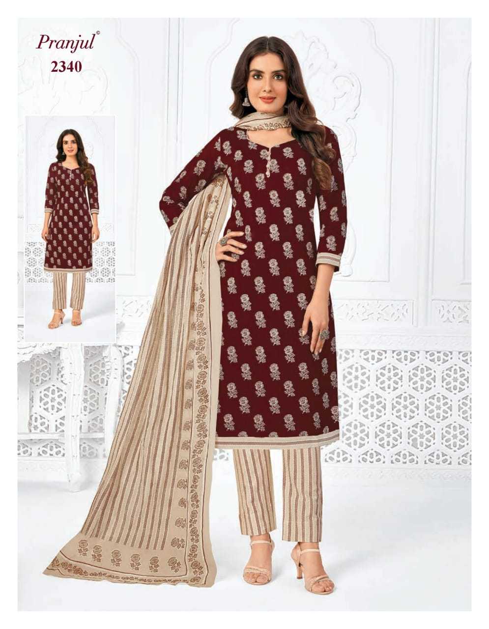 Pranjul Priyanka Vol-23 Wholesale Unstitched Cotton Printed Dress Material