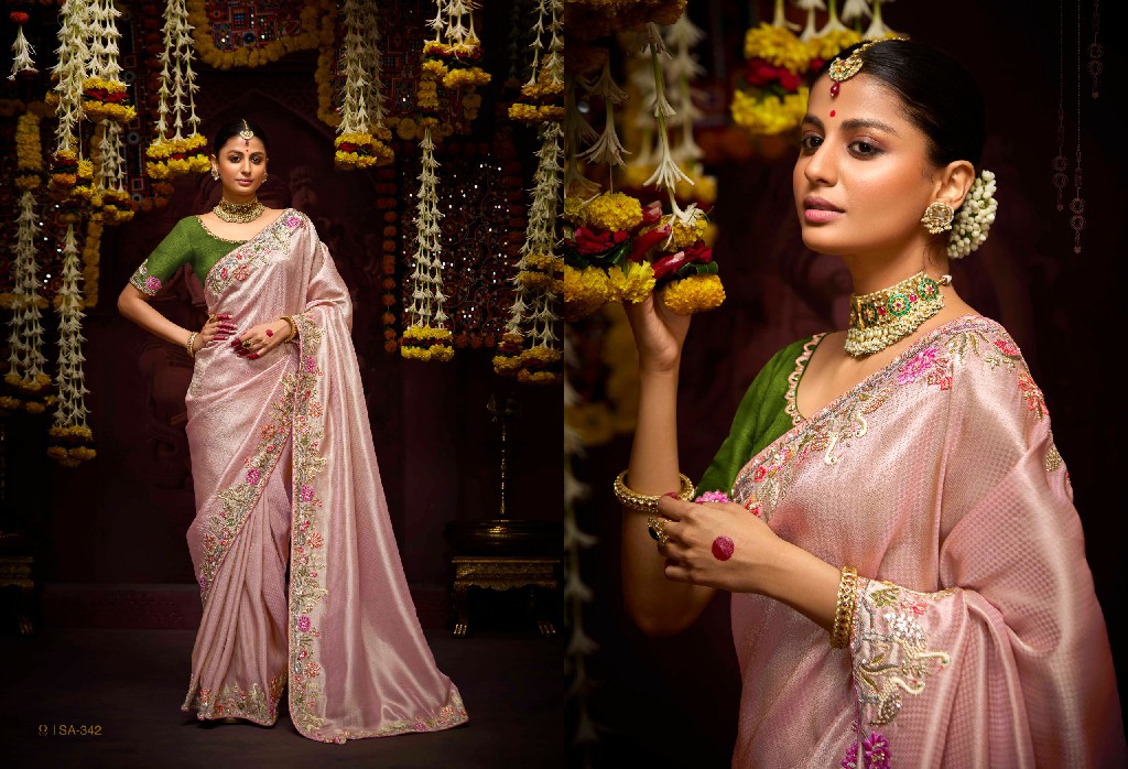 prasang 341-351 by kimora banarasi kanjivaram wedding wear saree