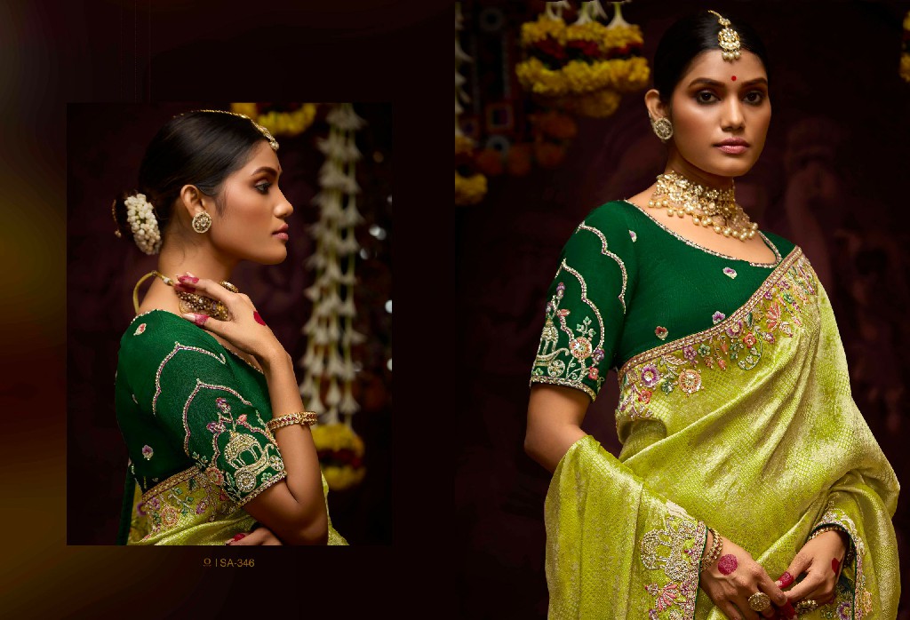 prasang 341-351 by kimora banarasi kanjivaram wedding wear saree