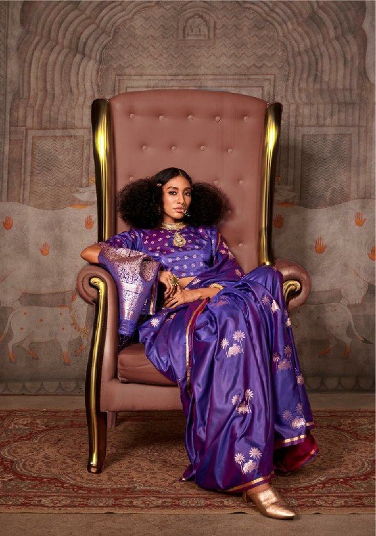 Rajtex Kanthkala Pichwai Wholesale Pure Satin Handloom Ethnic Sarees