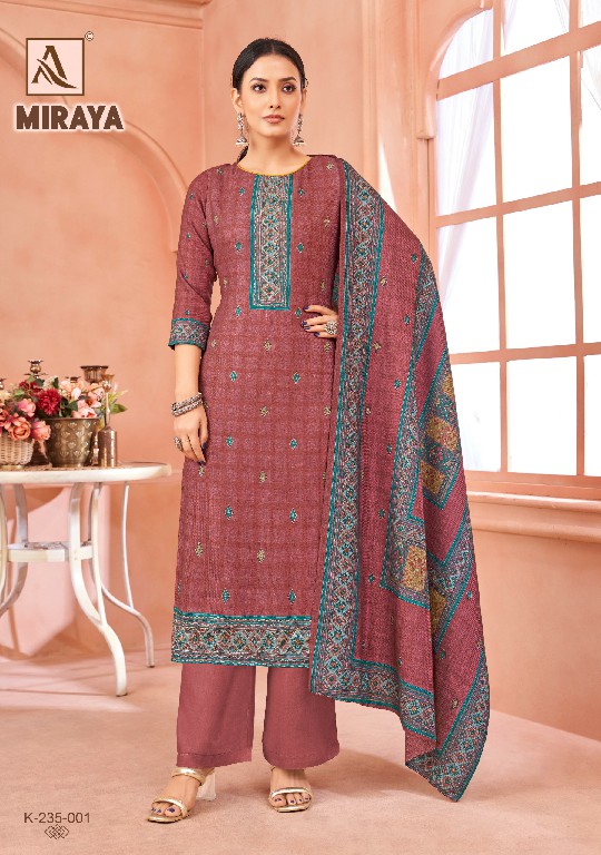 Alok Miraya Wholesale Viscose Winter Fabrics Dress Material