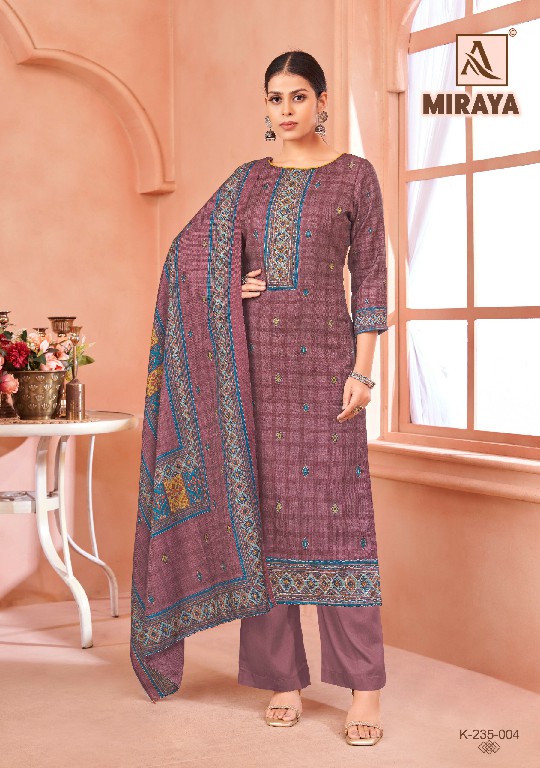 Alok Miraya Wholesale Viscose Winter Fabrics Dress Material